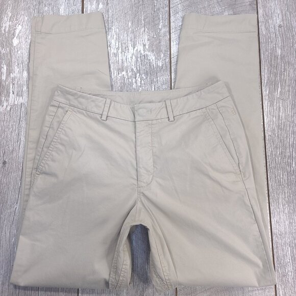 Kit & Ace Pants Mens 32x32 Beige Chino Navigator Performance Stretch - Picture 4 of 10